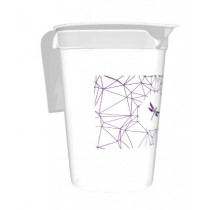 CARAFE PP -1.7 LITRES AVEC BEC VERSEUR AVEC IMPRESSION 1 couleur comprise