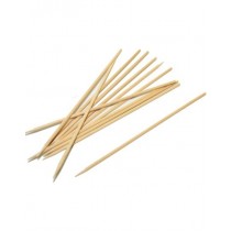 100 PIQUES BROCHETTE 25 CM NATUREL BOIS 