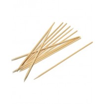 100 PIQUES BROCHETTE 25 CM NATUREL BOIS 