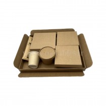 Plateau repas Eco Kraft complet