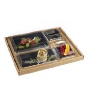 Kit complet coffret rigide personnalisé-Kit assiette noir