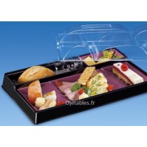 PLATEAU REPAS ALPHAFORM NOIR 