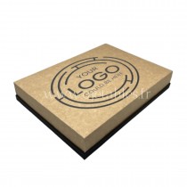 5000 couvercles personnalisé multicouleurs pour plateau carton noir Atlas LUX rigide 37x27