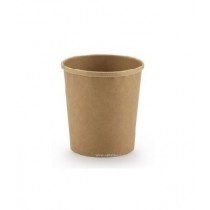 POT EN CARTON KRAFT 350ml Ø 90mm