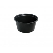 Pot à sauce noir 6 CL Micro-ondable