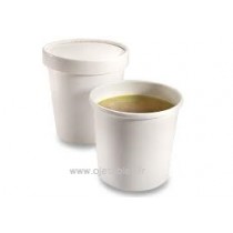 POT EN CARTON BLANC 470ml 