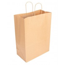 Sac Papier Kraft brun 32+16x43cm