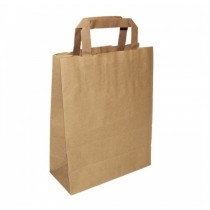 Sac Papier Kraft 22+10x28cm - 10 Achetés = 1 offert