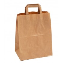 Sac Papier Kraft brun 32+15x43cm