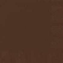 SERVIETTES PAPIER OUATE CHOCOLAT 38x38