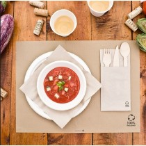 Sets de table recyclé 28x35cm naturel - 48 G/M2