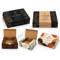 Coffret en carton personnalis&eacute; multicouleurs 260x200x89mm