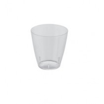 Verrine plastique ronde transparente ''Bodega'' 170ml 77mm H58mm