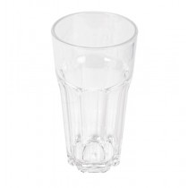 verre plastique incassable tube 20cl quartz, réutilisable et lavable