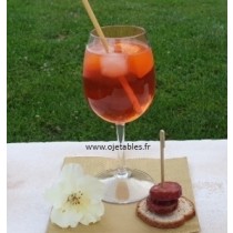 Verre &agrave; vin SPRITZ incassable & r&eacute;utilisable en TRITAN 45cl - Personnalis&eacute; en 1 couleur