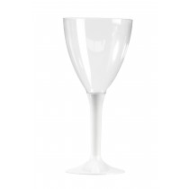 VERRE A VIN PLASTIQUE BLANC
