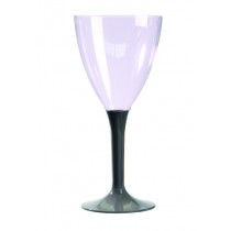 VERRE A VIN PLASTIQUE TAUPE