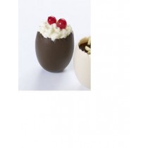 Verrine plastique oeuf chocolat originale