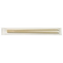 BAGUETTES CHINOISES EN SACHET PAPIER BLANC 24 CM