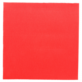 SERVIETTES ECOLABEL "DOUBLE POINT" 18 G/M2 39x39 CM ROUGE OUATE (1200 UNITÉ) - Garcia de Pou