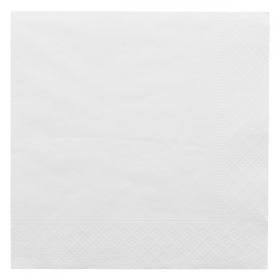 SERVIETTES ECOLABEL 2 PLIS  18 G/M2 33x33 CM BLANC OUATE (2400 UNITÉ) - Garcia de Pou