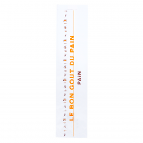 SACS BAGUETTE BLANC DÉCOR 2 COULEURS 