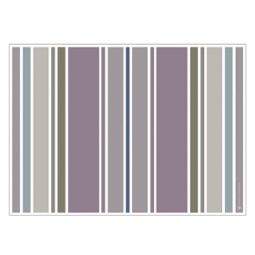 SETS DE TABLE OFFSET "STRIPES" 70 G/M2 30x42 CM QUADRICHROMIE PAPIER (2000 UNITÉ) - Garcia de Pou