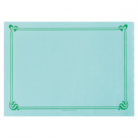 SETS DE TABLE  48 G/M2 31x43 CM VERT D"EAU CELLULOSE (2000 UNITÉ) - Garcia de Pou