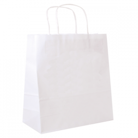 SACS SOS AVEC ANSES  90 G/M2 32+16x31 CM BLANC CELLULOSE (250 UNITÉ) - Garcia de Pou