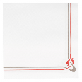 SERVIETTES ECOLABEL BORDEAUX " GRIS "DOUBLE POINT - MAXIM" 18 G/M2 40x40 CM BLANC OUATE (1200 UNITÉ) - Garcia de Pou