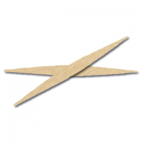 CURE-DENTS PLATS  6,5 CM NATUREL BOIS (2800 UNITÉ) - Garcia de Pou