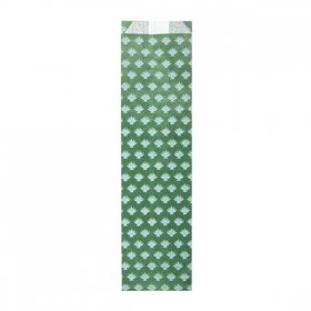 ÉTUIS POUR COUVERTS "PARK AVENUE" 32 G/M2 7+4x26 CM VERT PRAIRIE CELLULOSE (500 UNITÉ) - Garcia de Pou