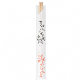 BAGUETTES CHINOISES EN SACHET  21 CM NATUREL BAMBOU (100 UNITÉ) - Garcia de Pou
