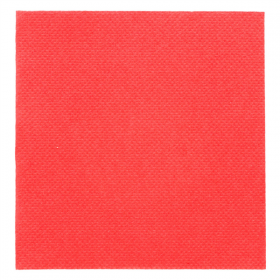 SERVIETTES ECOLABEL "DOUBLE POINT" 18 G/M2 20x20 CM ROUGE OUATE (2400 UNITÉ) - Garcia de Pou