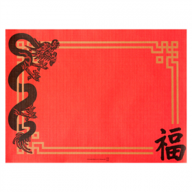 SETS DE TABLE "CHINA" 48 G/M2 31x43 CM ROUGE CELLULOSE (2000 UNITÉ) - Garcia de Pou