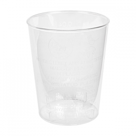 VERRES INJECTÉS À LIQUEUR 20/40 ML Ø 4,2/3,2x5,2 CM TRANSPARENT CRISTAL PS (2000 UNITÉ) - Garcia de Pou