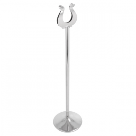 PINCE POUR NUMÉROS DE TABLE  30 (h) CM ARGENTE INOX (1 UNITÉ) - Garcia de Pou