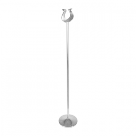 PINCE POUR NUMÉROS DE TABLE  46 (h) CM ARGENTE INOX (1 UNITÉ) - Garcia de Pou