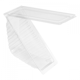 BOÎTES TRIANGULAIRES SANDWICH STANDARD  11x11x5,5 CM TRANSPARENT RPET (600 UNITÉ) - Garcia de Pou