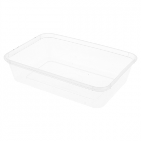 RÉCIPIENTS RECTANGULAIRES 500 ML 17,5x12x3,5 CM TRANSPARENT PP (500 UNITÉ) - Garcia de Pou