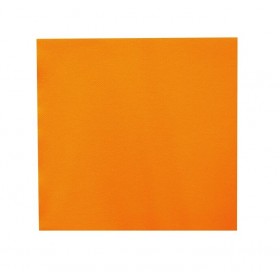 SERVIETTES  PAPIER NON TISSEE ELEGANCE MANDARINE 40x40