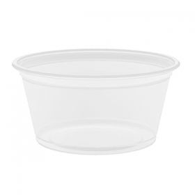 PETITS POTS MICRO-ONDABLES 60 ML Ø6,2x3,2 CM TRANSPARENT PP (2500 UNITÉ) - Garcia de Pou