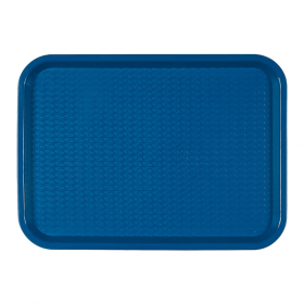 PLATEAU FAST FOOD  27,5x35,5 CM BLEU PP (1 UNITÉ) - Garcia de Pou