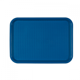 PLATEAU FAST FOOD  30,4x41,4 CM BLEU PP (1 UNITÉ) - Garcia de Pou
