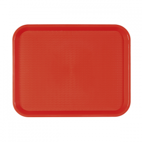 PLATEAU FAST FOOD  35,5x45,3 CM ROUGE PP (1 UNITÉ) - Garcia de Pou