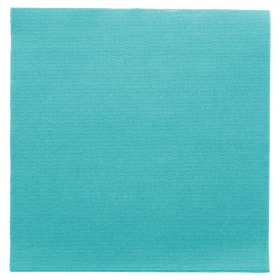 SERVIETTES ECOLABEL "DOUBLE POINT" 18 G/M2 39x39 CM BLEU TURQUOISE OUATE (1200 UNITÉ) - Garcia de Pou