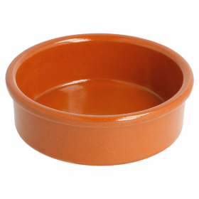 RÉCIPIENTS EN FAÏENCE POUR MISE EN BOUCHE 100 ML Ø 8,95x2,9 CM MARRON ROUGEATRE CERAMIQUE (42 UNITÉ) - Garcia de Pou