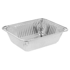 RÉCIPIENTS RECTANGULAIRES 260 ML 12,4x10x3,5 CM ALUMINIUM (2400 UNITÉ) - Garcia de Pou
