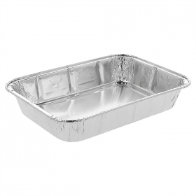 RÉCIPIENTS RECTANGULAIRES 550 ML 18,8x13,2x3 CM ALUMINIUM (1600 UNITÉ) - Garcia de Pou