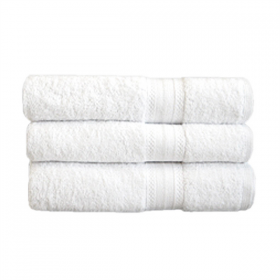 SERVIETTES DE BAIN  500 G/M2 70x140 CM BLANC COTON (1 UNITÉ) - Garcia de Pou